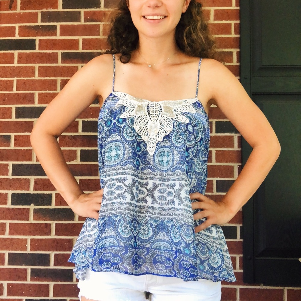 Francesca’s patterned top